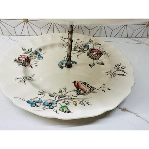 Three-Tier Dessert Stand | Vintage China |‎ Wedding Décor - Picture 8 of 10